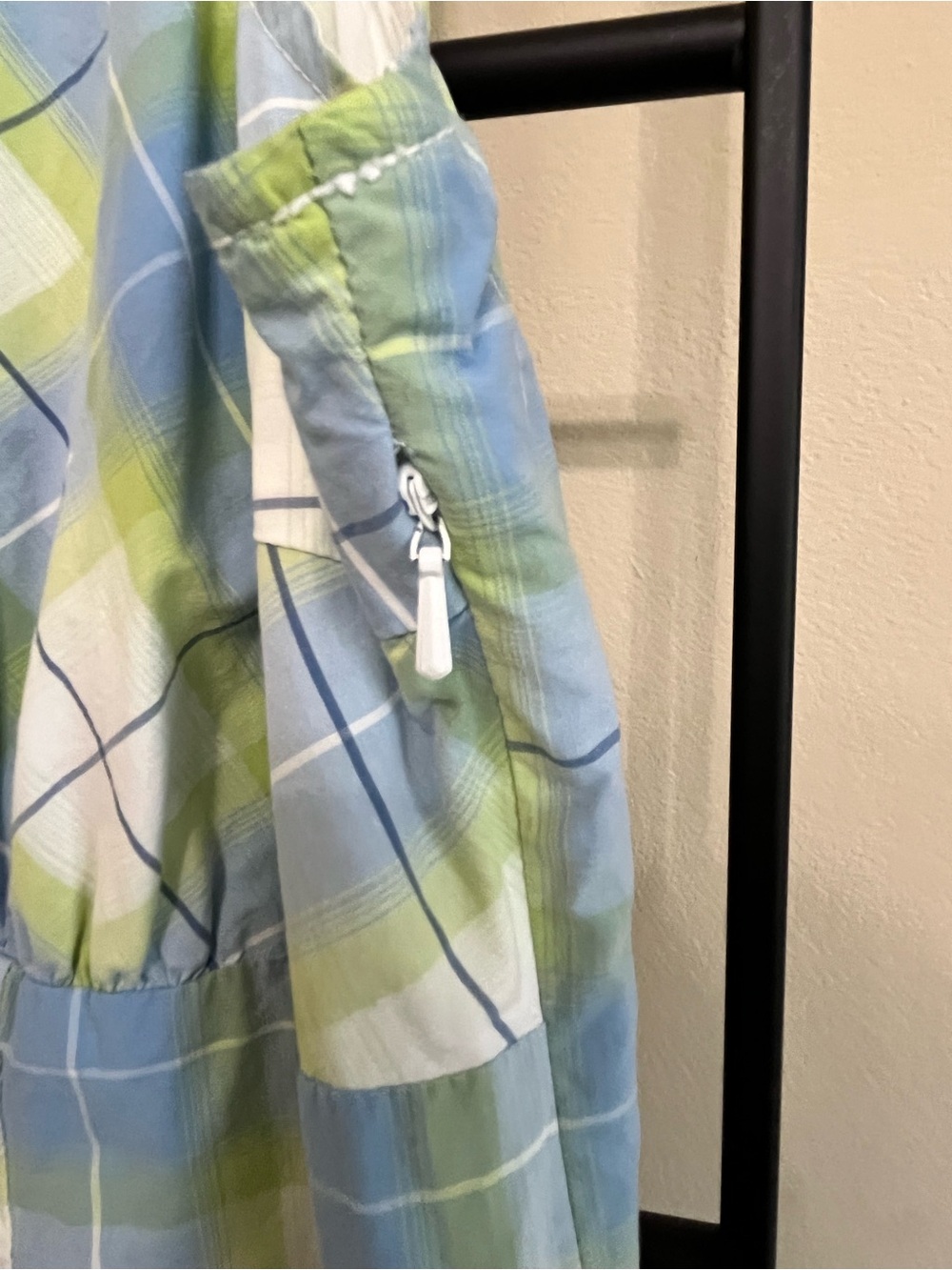 Tommy Hilfiger Cotton Plaid Maxi Dress Coastal Grandmacore Quiet Luxury Size 20 - Picture 14 of 16